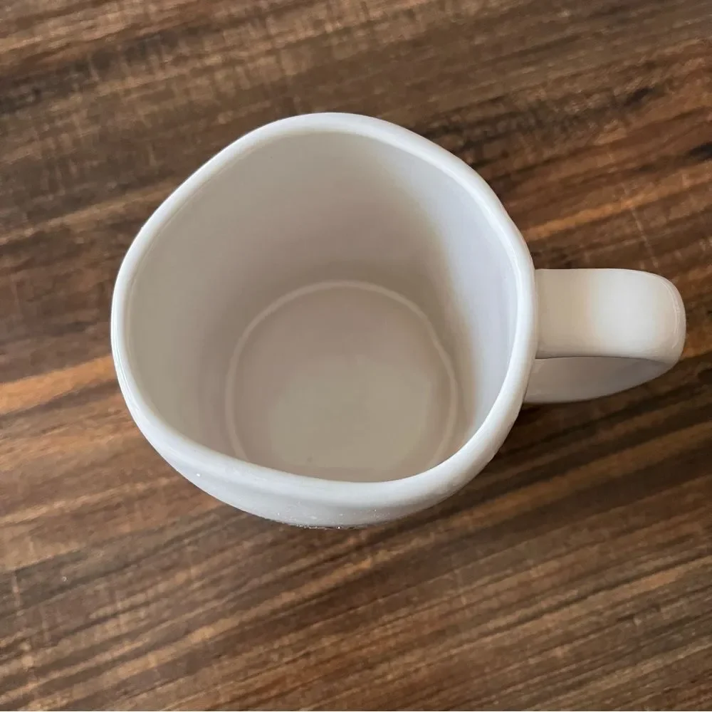 Rae Dunn Artisan Collection by Magenta #MOM LIFE White with Black Ceramic Mug